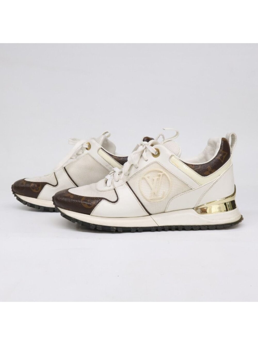 Louis Vuitton Run Away Patent Monogram Canvas Sneakers